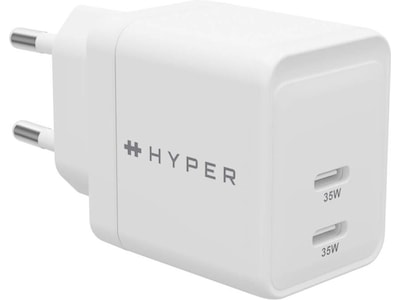HyperJuice 35W USB-C GaN-laddare (vit)