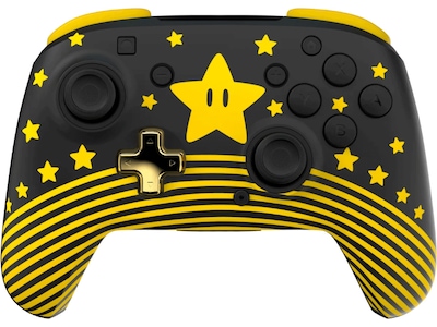 PowerA Trådlös kontroller Nintendo Switch Super Mario Star (Lyser i mörket)