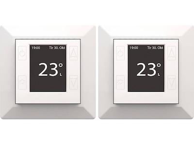 Mill Smart WiFi Golvtermostat 2-pack (matt vit)