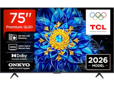 TCL T8D 75" 4K QD-Mini LED Smart TV (2026)