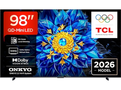 TCL T8D 98” 4K QD-Mini LED Smart TV (2026)