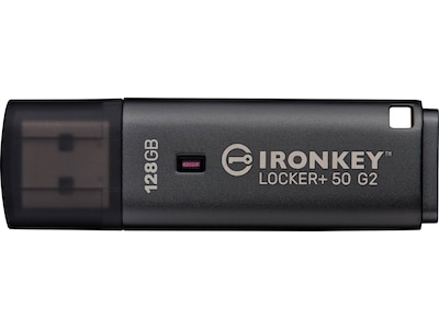 Kingston IronKey Locker+ 50 G2 128GB USB-minnepinne