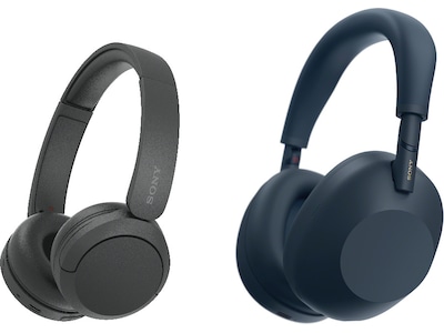 Sony WH-1000XM6 trådlösa hörlurar, Over-Ear (blå) + Sony WH-CH520
