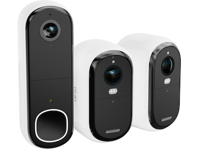 Arlo Essential 3 HD utomhus övervakningskamera 2-pack + Video Doorbell