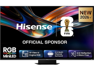 Hisense 85" UR9S RGB MiniLED 4K Smart TV (2026)