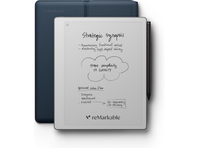 reMarkable Paper Pure 10,3" + Marker Plus + Sleeve Folio (ocean blue)