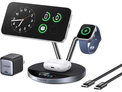 Anker Prime 3-in-1 trådlös laddstation (svart)