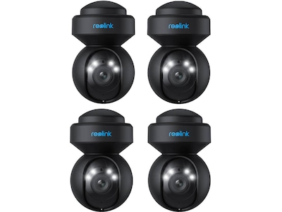 Reolink E1 Outdoor WiFi övervakningskamera 4-pack (svart)