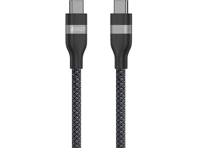 Anker 240W USB-C flätat kabel 0,3m (svart)