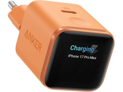 Anker Nano 45W Smart Display Laddare (orange)