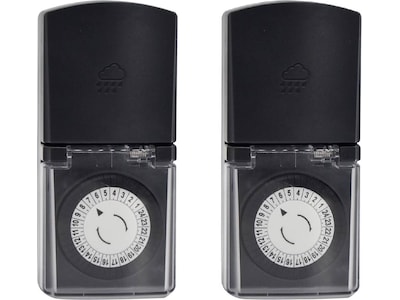 ON TIM 200 jordet timer utendørs. 2-pack