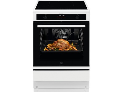 Electrolux 600 SteamBake induktion 60 cm pyrolys (vit)