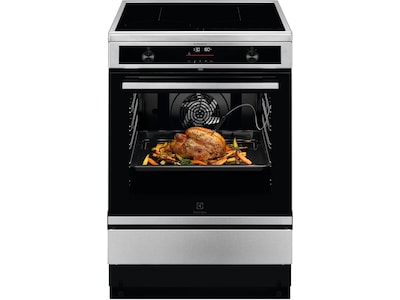 Electrolux 600 SteamBake induktion 60 cm pyrolys (stål)