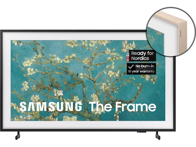 Samsung 32" LS03C The Frame (2023) + sandguldfärgad ram