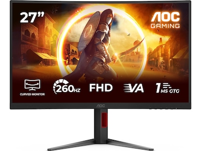 AOC 27" curved gamingskärm C27G4Z2