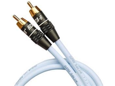 Supra Sublink RCA kabel 4m (vit)