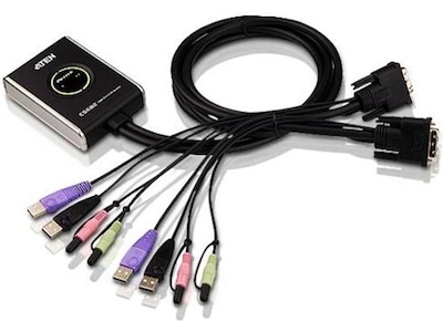 ATEN Petite CS682 2P DVI/USB, audio