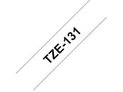 Brother Tape 12mm Svart/Klar