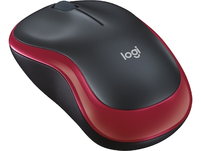 Logitech M185 Trådlös Mus Röd