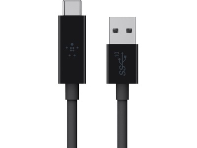 Belkin USB-A till USB-C kabel 1m (svart)