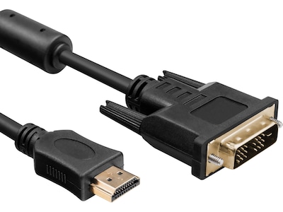 DVI till HDMI kabel 2m (svart)