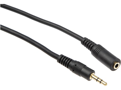 Minijack kabel 2m (svart)