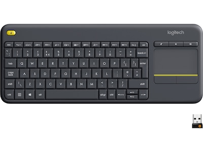 Logitech K400 Plus Tangentbord Mörkgrå