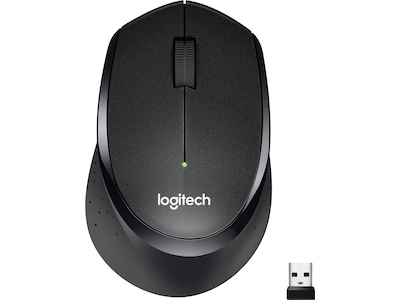 Logitech M330 Silent Plus Trådlös PC mus (svart)