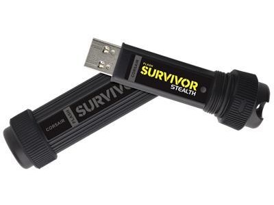Corsair Flash Survivor Stealth 64GB USB-minnen