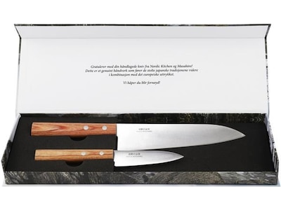 Masahiro Nordic Chefs kniv presentset