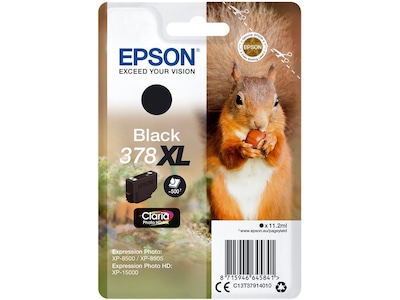 Epson Bläck 378XL, svart