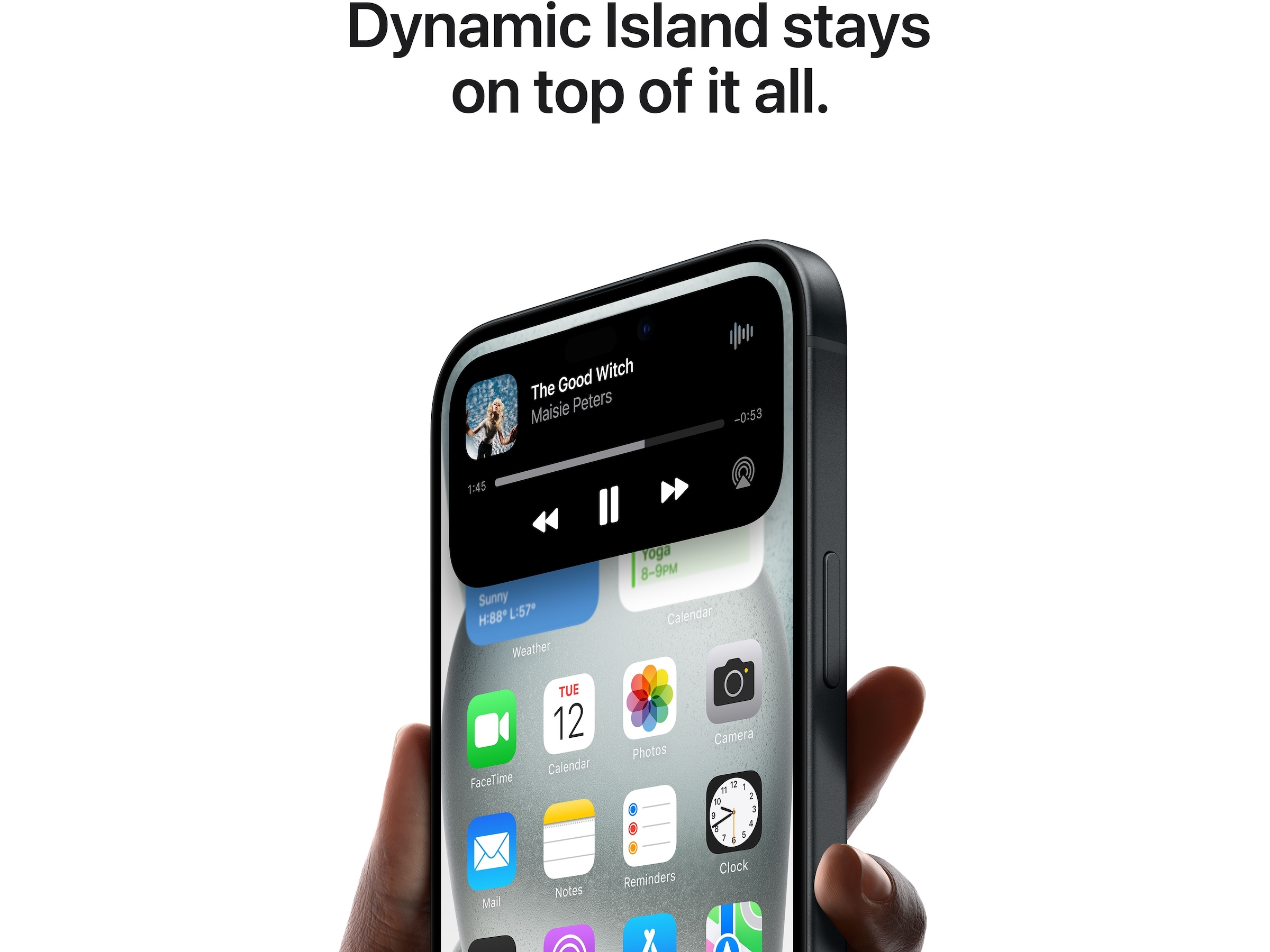 iPhone 15 256GB (svart) Mobiltelefoner