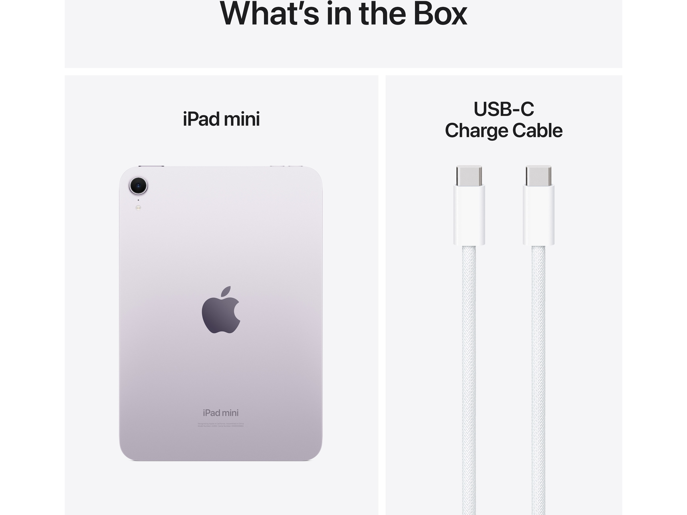 iPad mini (2024) 256GB WiFi (lila) Surfplattor