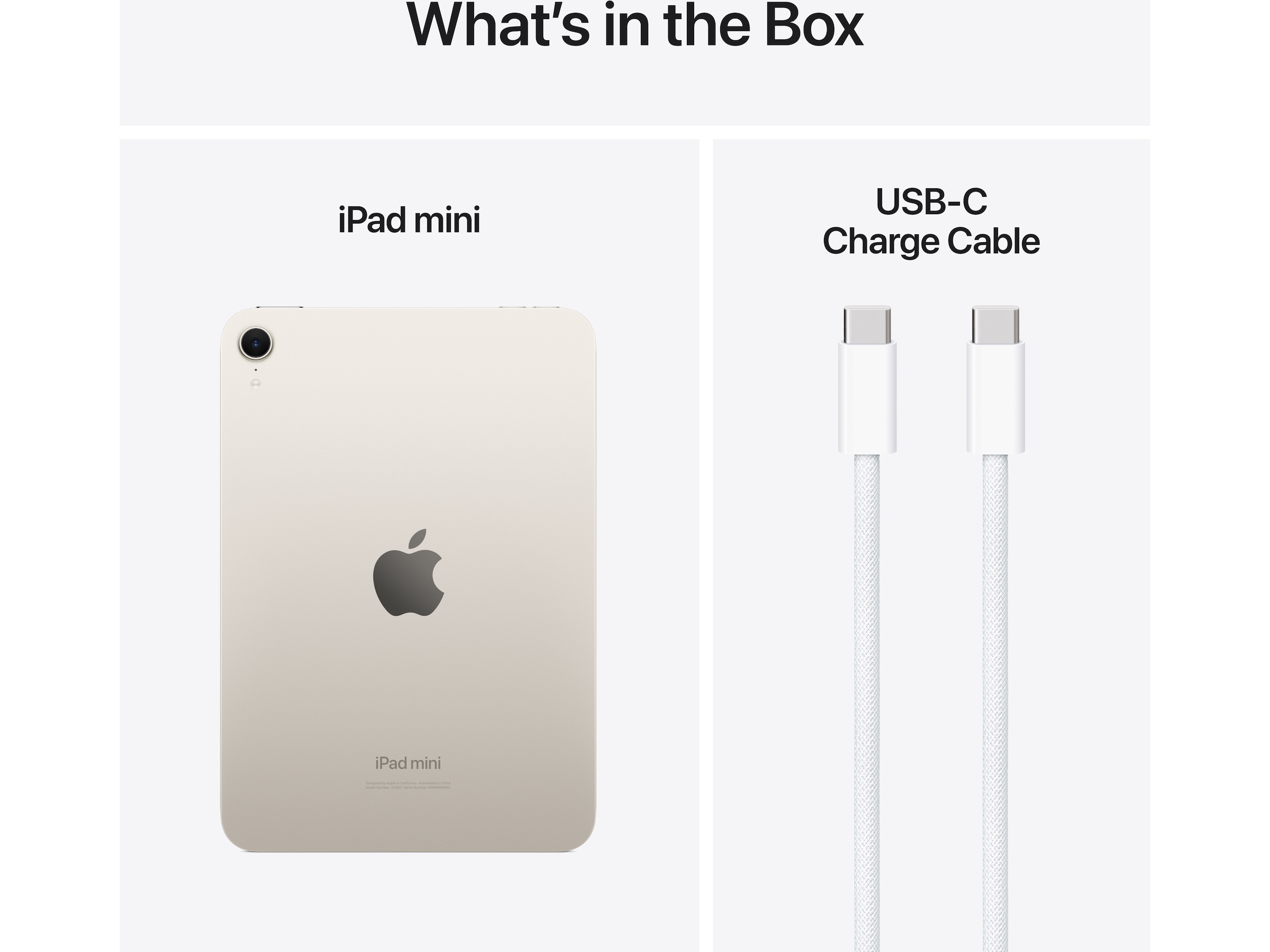 iPad mini (2024) 128GB WiFi (stjärnglans) Surfplattor