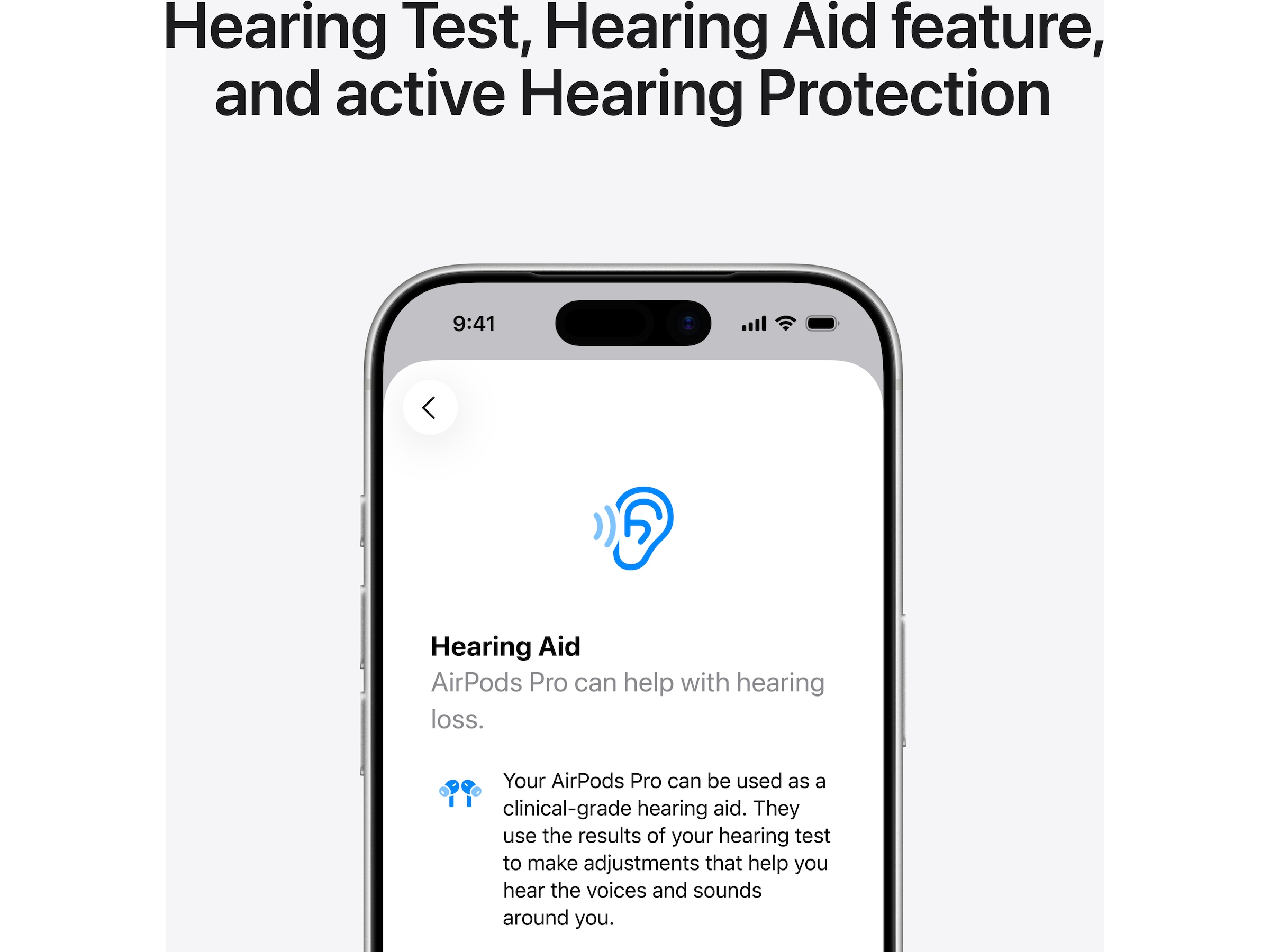 Apple AirPods Pro 3 trådlösa hörlurar, in-ear (vit) In-ear hörlurar