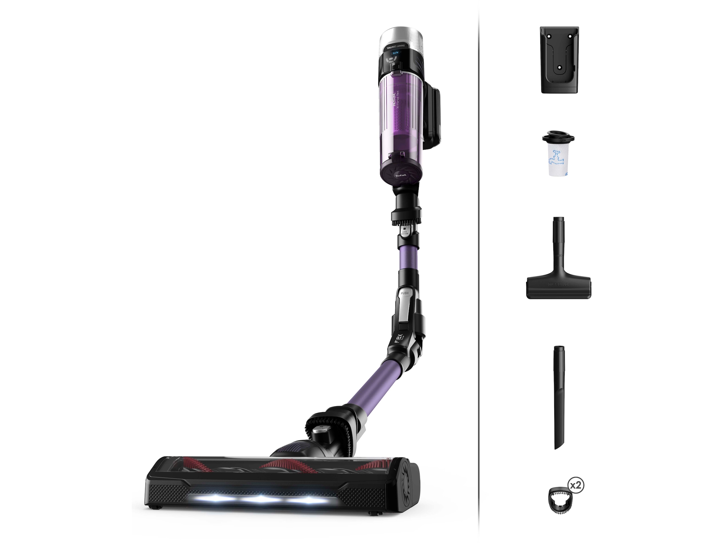 Tefal X-Force 9.60 Flex Essential sladdlös dammsugare Skaftdammsugare