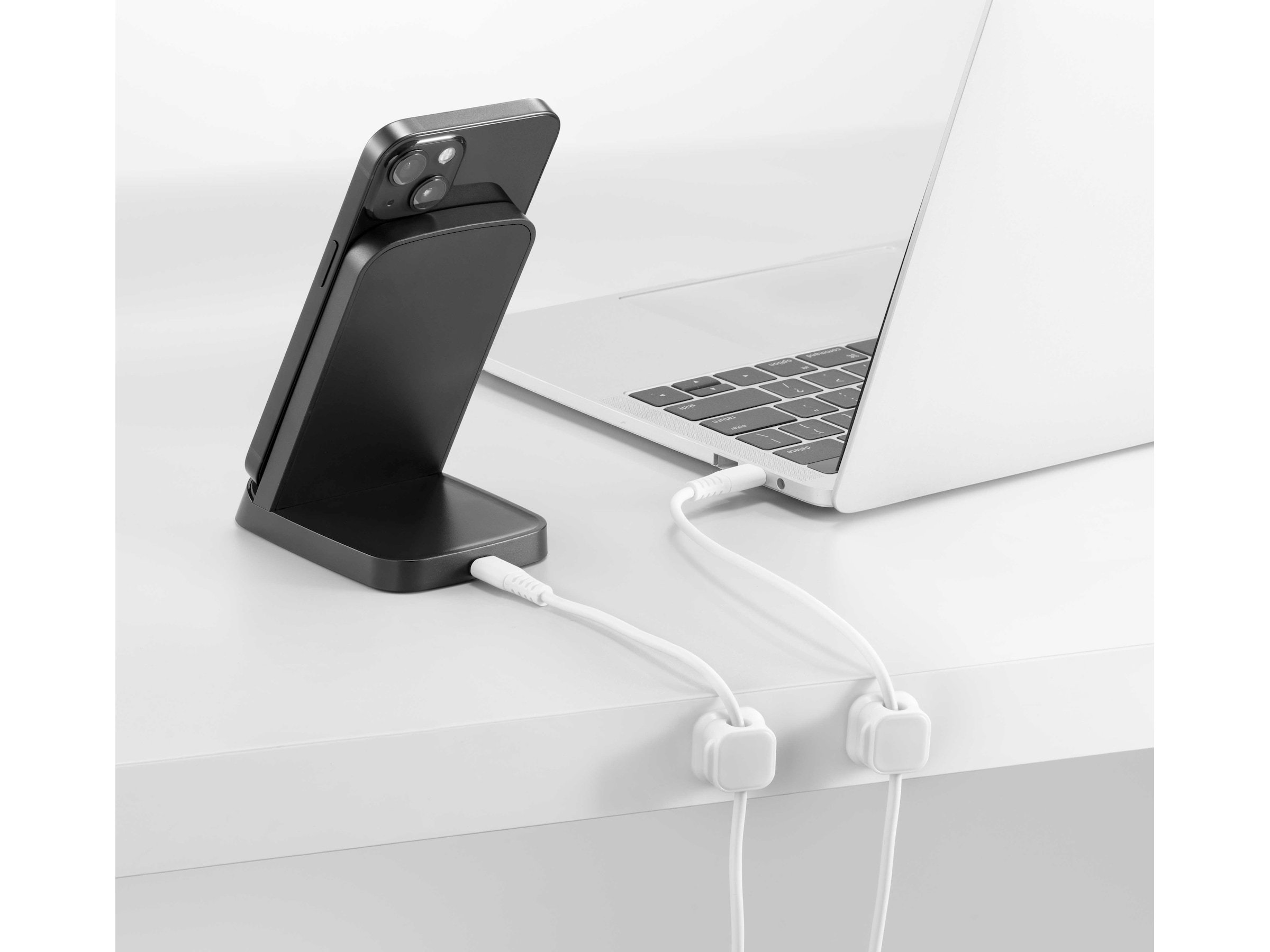 Andersson kabelklämmor magnetisk 4pk (vit) Kabeldöljare och tillbehör