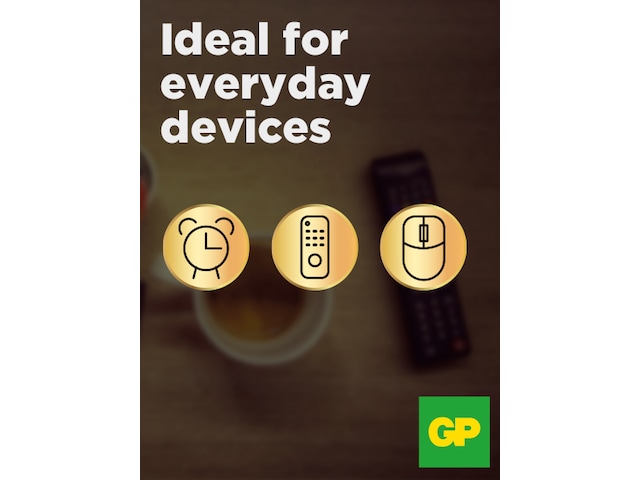 GP Super Alkaline AAA/LR03 batteri, 40-pk Batterier för allmänt bruk