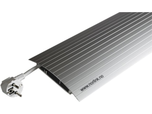 Kenson NorLink golvlist 1,5m (silver) Tillbehör till arbetsstationer och kontorsbås