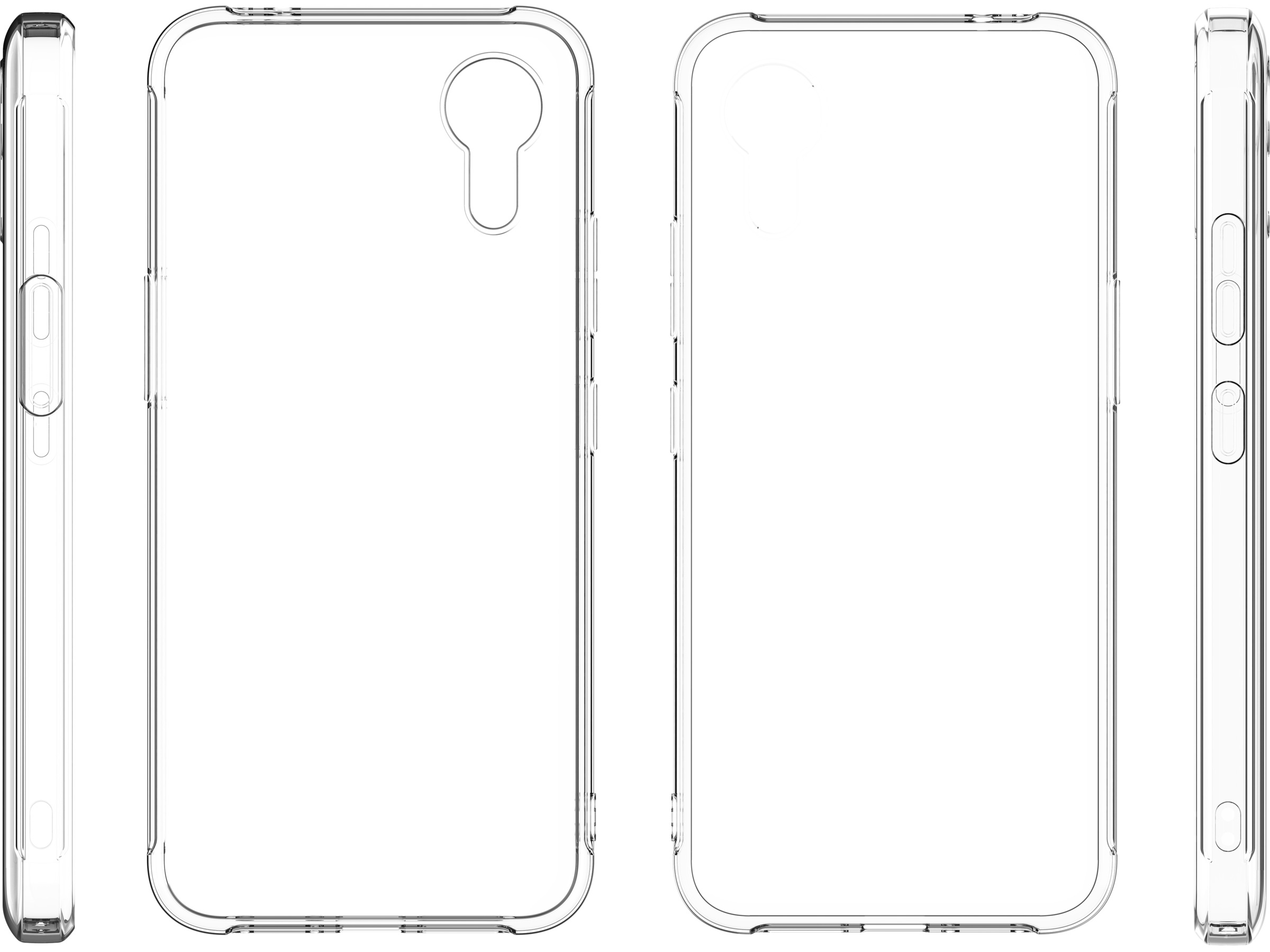 iiglo Galaxy Xcover 7 Pro Clear Case (transparent) Mobilskal