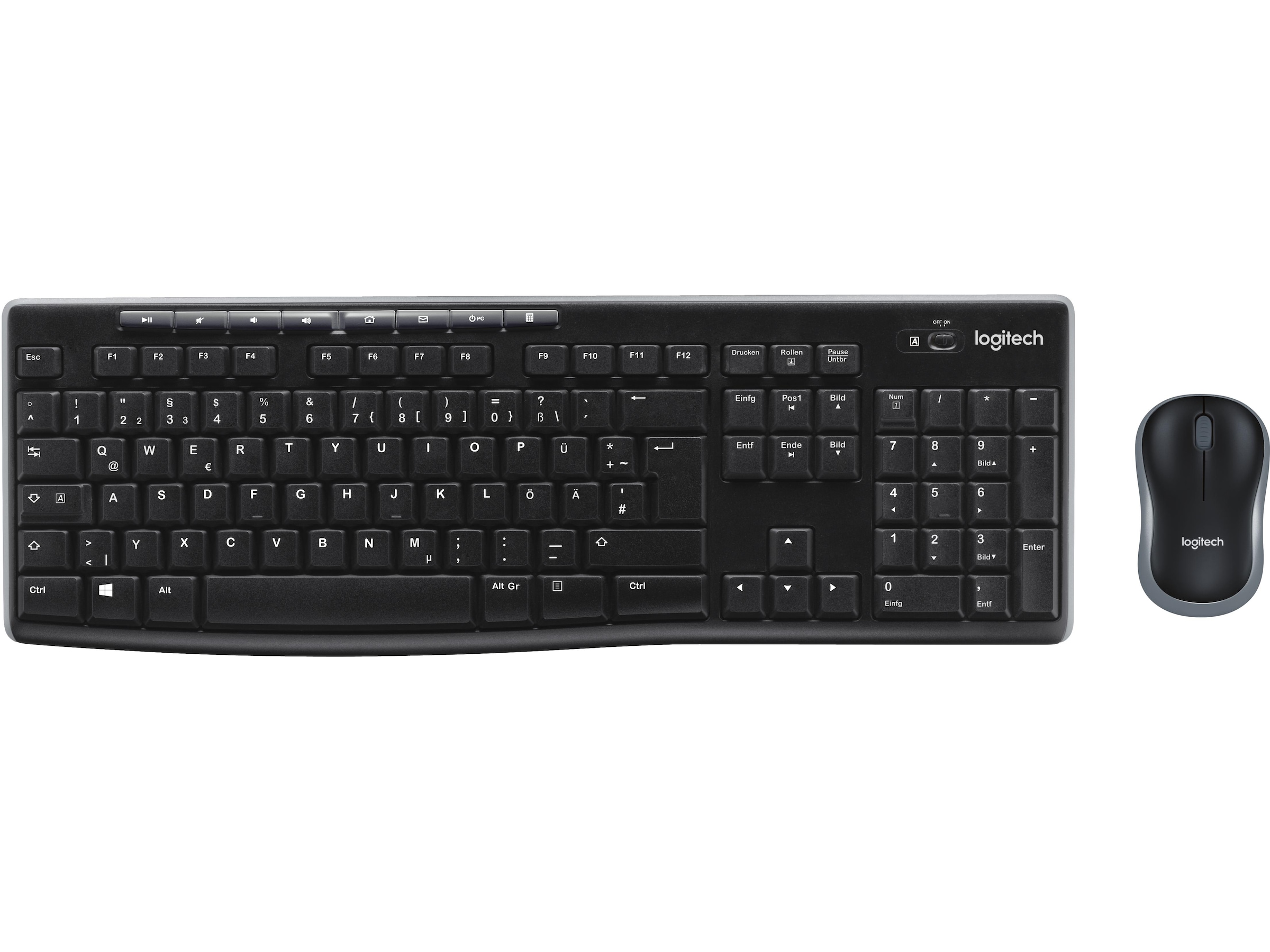 Logitech MK270 Combo Trådlös Mus & tangentbord -combo-paket