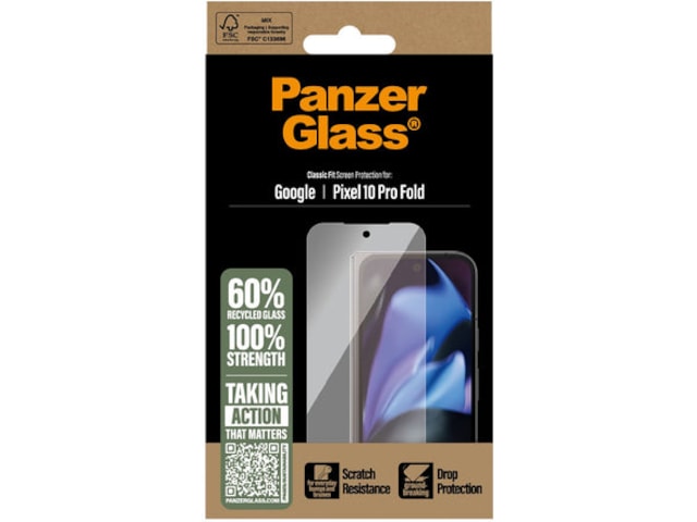 PanzerGlass Pixel 10 Pro Fold Skärmskydd Skärmskydd mobiltelefon