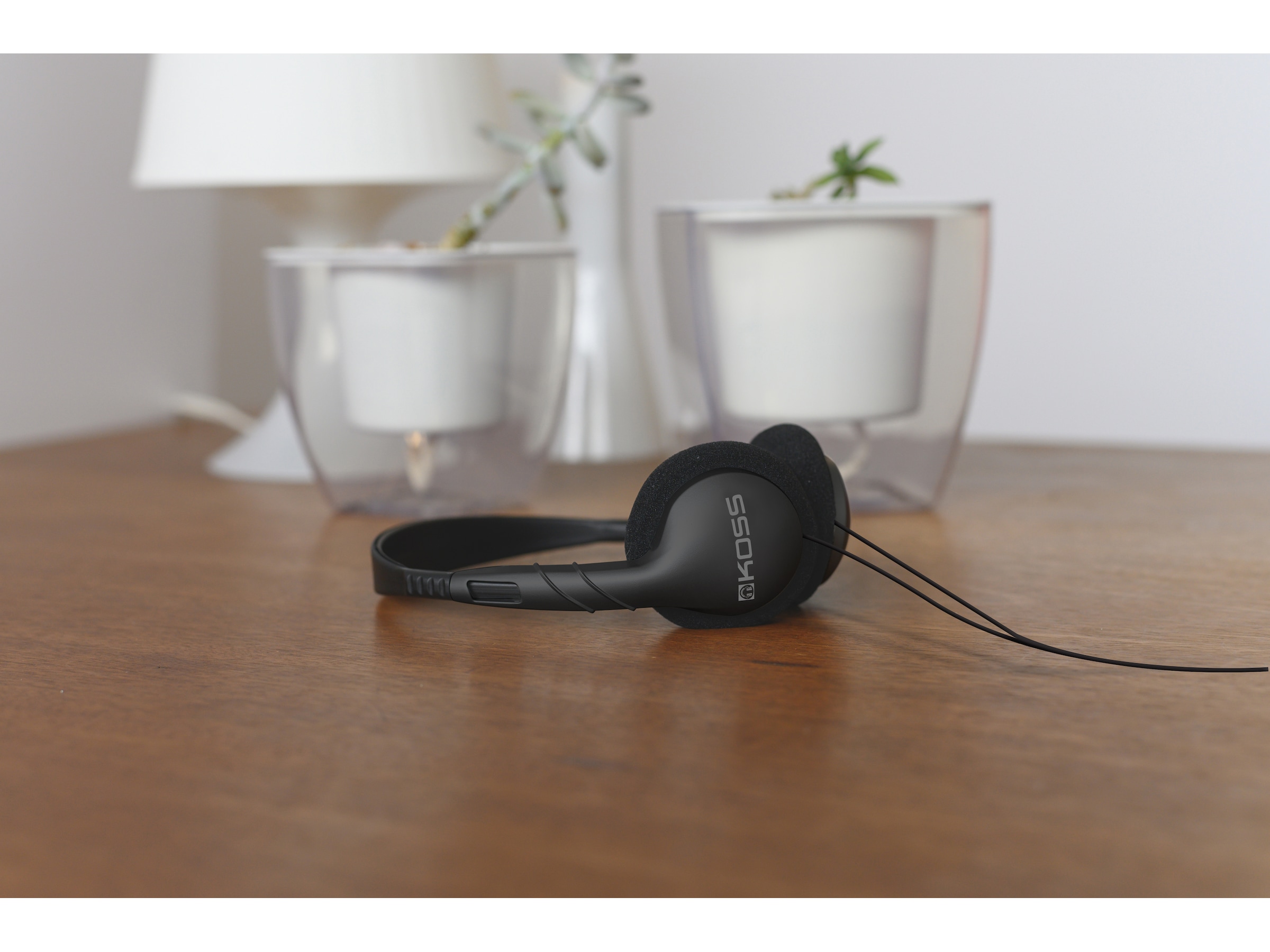 KOSS KPH5 hörlurar med sladd, On-Ear (svart) Hörlurar