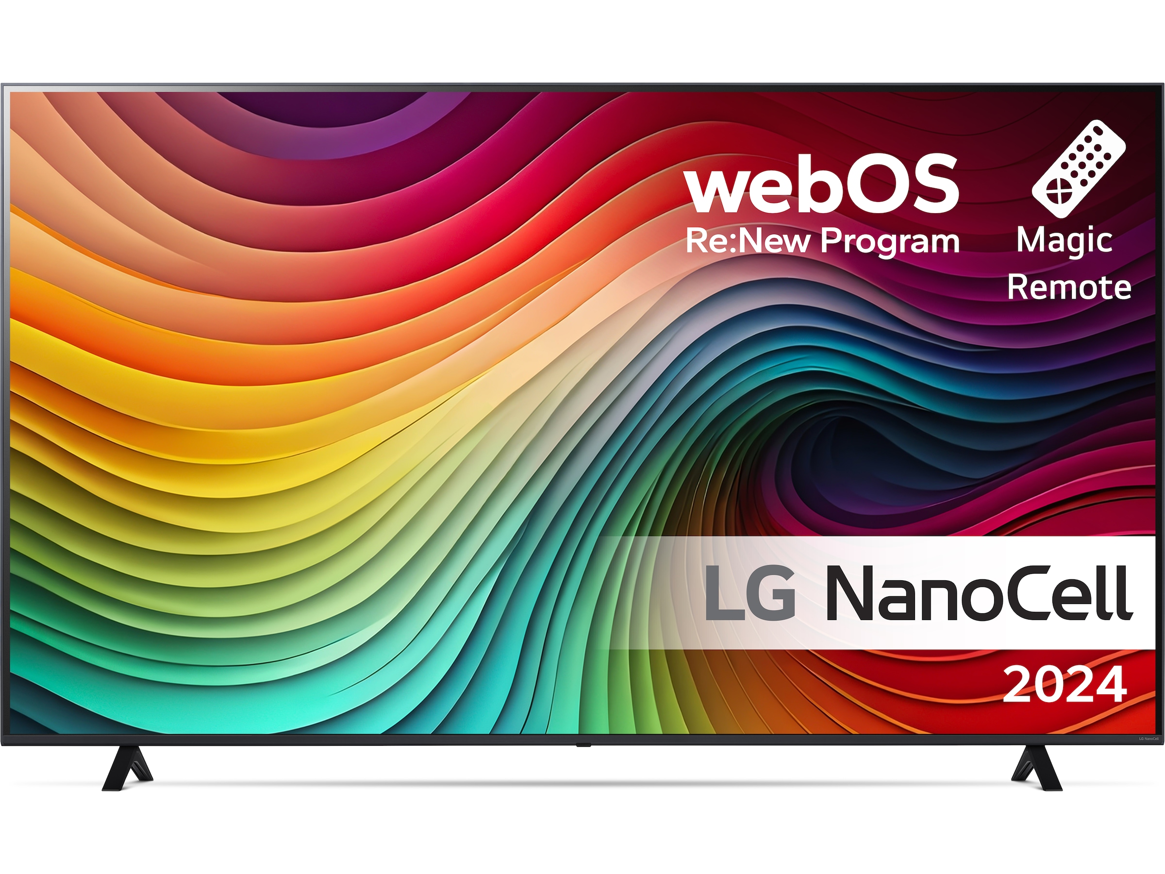 LG 65'' NANO 81 4K TV (2024) 65NANO81T6A + Soundbar 60 - 69 tums TV