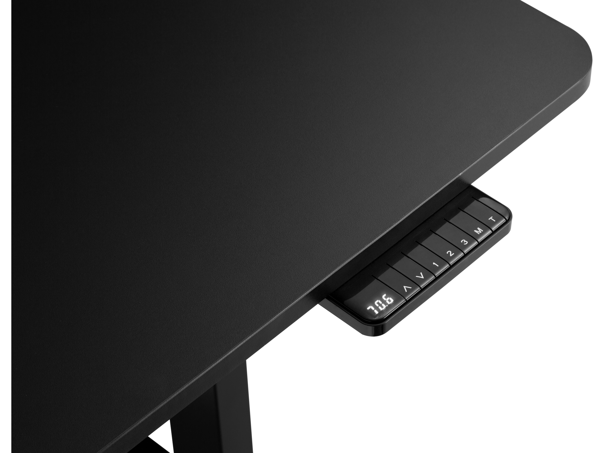 Elektrisk ram med minnesfunktion (svart) Skrivbordsdelar och -tillbehör