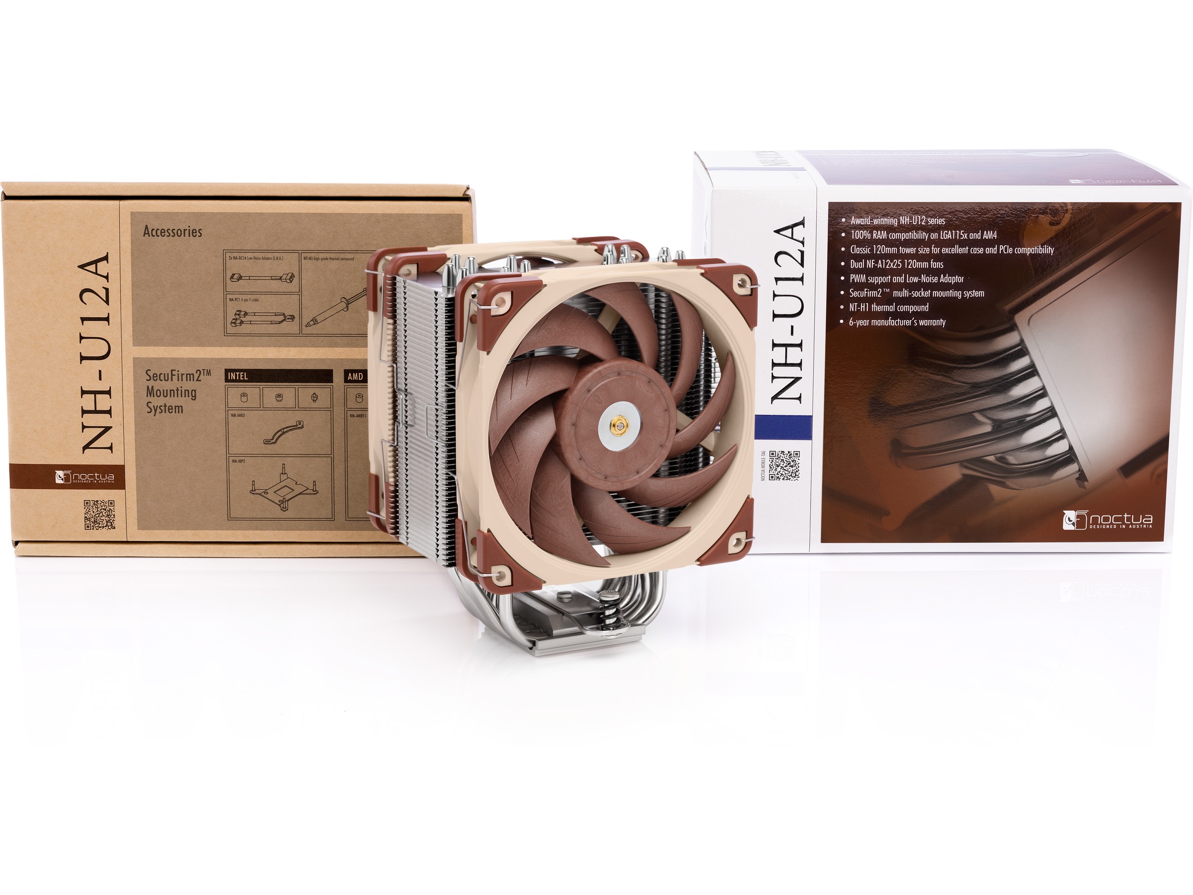 Noctua NH-U12A CPU Kylare CPU - Luftkylning