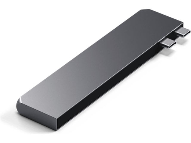 Satechi MacBook Air M2 Slim Pro Docking (rymdgrå) Dockningsstation och USB-hub