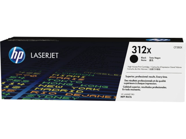 HP Toner 312X Svart Lasertoner