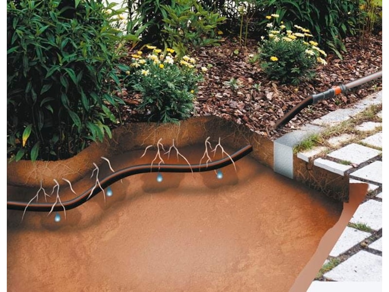 Gardena Micro droppstartset för växtrader S Bevattningssystem