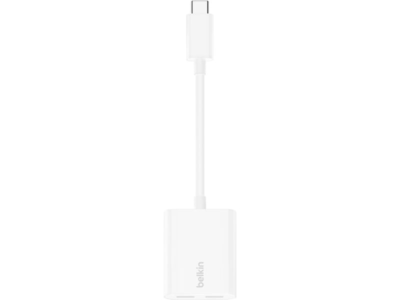 Belkin USB-C Audio + Charge Adapter (vit) Kabel adapter och övergångar